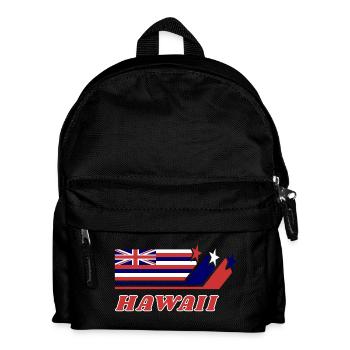 Hawaii Flagge Geschenk Honolulu - Kinder Rucksack - Schwarz - Vorne