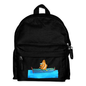 Funny clownfish - Kids' Backpack - black - Front