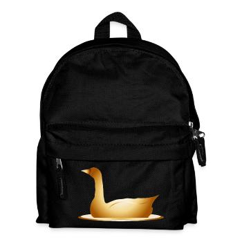 l’oie d’or féerique et mystérieuse - Sac à dos Enfant - noir - Devant
