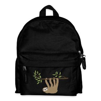 Sloth hanging around - Kids' Backpack - black - Front