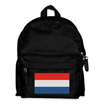 Holland Fahne - Kinder Rucksack - Schwarz - Vorne