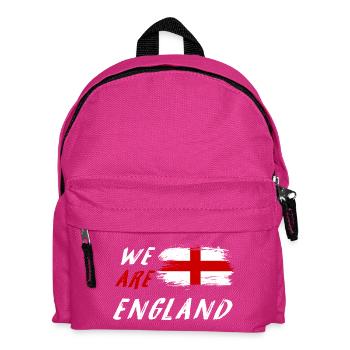 We are England flag design - Kids' Backpack - fuchsia - Front