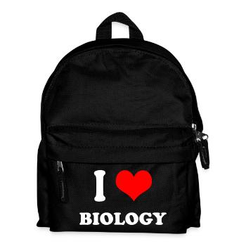 J’adore la biologie - Sac à dos Enfant - noir - Devant
