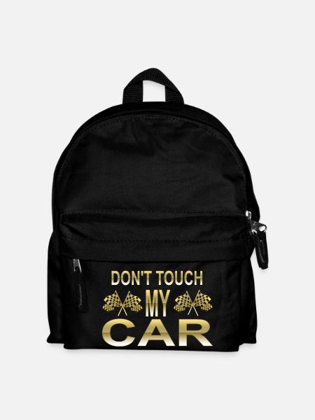Auto - Kinder Rucksack - Schwarz