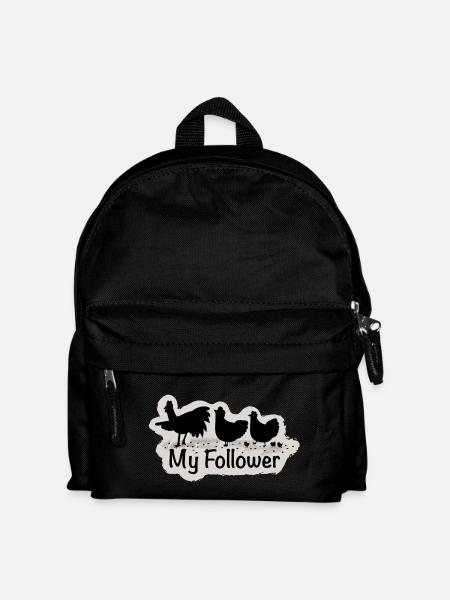 My Follower - Kinder Rucksack - Schwarz