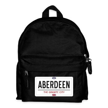 Ortsschild von Aberdeen - Kinder Rucksack - Schwarz - Vorne