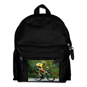 Pedal Power: Pro Cyclist - Kids' Backpack - black - Front