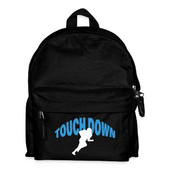 TOUCH DOWN - Kinder Rucksack - Schwarz - Vorne