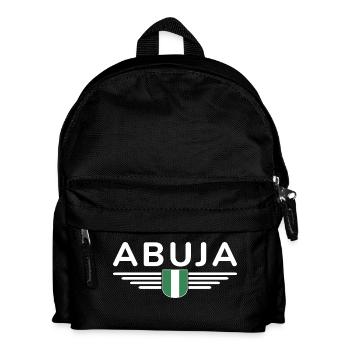 Abuja Design – Proud of Nigeria's capital - Kids' Backpack - black - Front