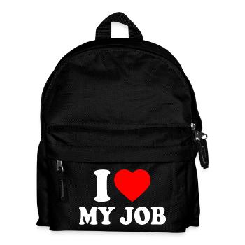 I love my job - Kinder Rucksack - Schwarz - Vorne