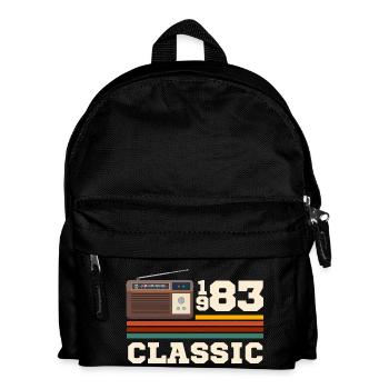 Jubiläum 1983 Retro-Klassiker - Kinder Rucksack - Schwarz - Vorne