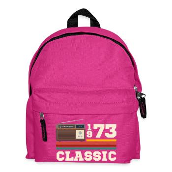 Jubiläum 1973 Retro-Klassiker - Kinder Rucksack - Fuchsia - Vorne
