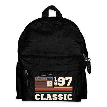 Jubiläum 1997 Retro-Klassiker - Kinder Rucksack - Schwarz - Vorne