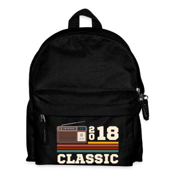 Jubiläum 2018 Retro-Klassiker - Kinder Rucksack - Schwarz - Vorne