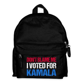 Ne me blâmez pas, j’ai voté pour Kamala I - Sac à dos Enfant - noir - Devant
