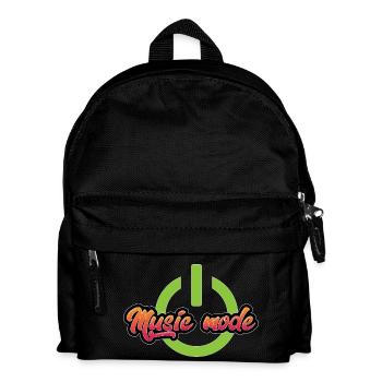 Music Mode – Power on for the sound of your life - Kids' Backpack - black - Front