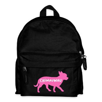 Chihuahua Wauwau Dog Walk Animal Love Dog Breed - Kids' Backpack - black - Front