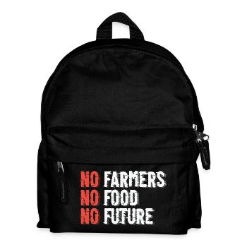 Agricultural future motive - Kids' Backpack - black - Front