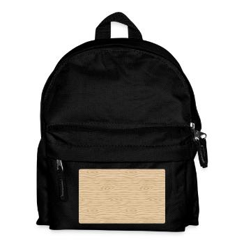 Conception de planche à découper en bois - Sac à dos Enfant - noir - Devant