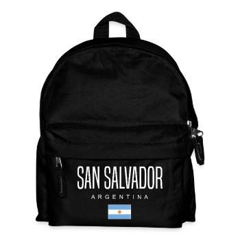 San Salvador Argentinien Argentinier - Kinder Rucksack - Schwarz - Vorne