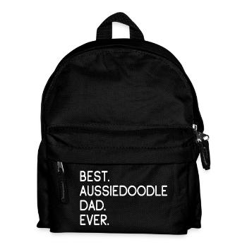 Aussiedoodle Aussie-Poo AussiePoo Hund Besitzer - Kinder Rucksack - Schwarz - Vorne