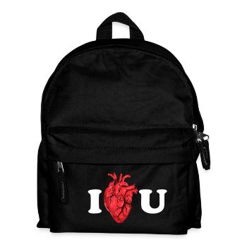 Wahre Liebe als anatomisches Statement - Kinder Rucksack - Schwarz - Vorne