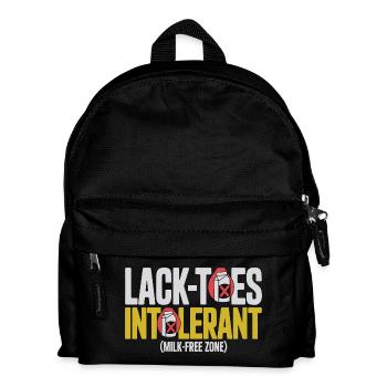 Lack Toes Intolerant Milk Free Zone - Kids' Backpack - black - Front