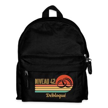 Mother-of-Pearl Wedding - 42 Years of Marriage - Kids' Backpack - black - Front