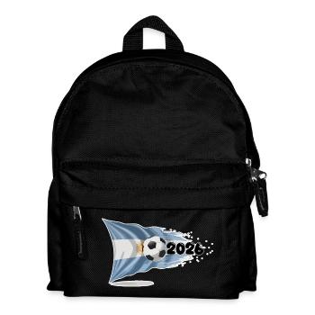 Argentina 2026 Soccer Banner | Albiceleste Flag - Kids' Backpack - black - Front