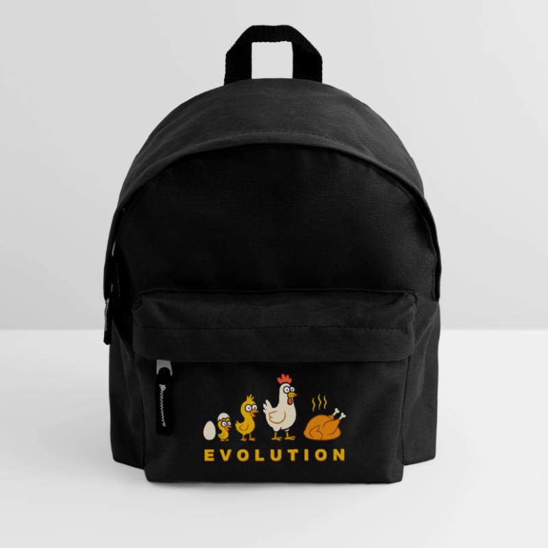 Evolution Chicken Broiler Chicken Funny Kids' Backpack