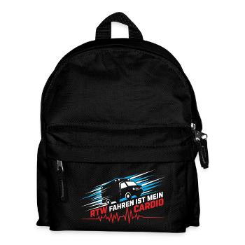 RTW Ambulance Ambulance Rescue Service Paramedic - Kids' Backpack - black - Front