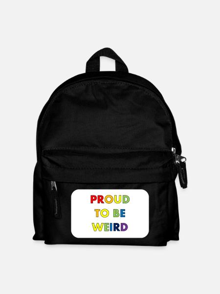 Proud to Be Weird - Kids' Backpack - black