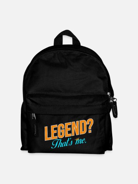 Legend? That's me. – Premium Streetwear T-Shirt - Kids' Backpack - black