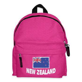 Neuseeländische Neuseeländische Flagge Neuseelands - Kinder Rucksack - Fuchsia - Vorne