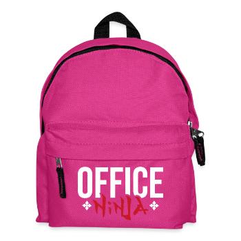 Office Ninja - Kids' Backpack - fuchsia - Front