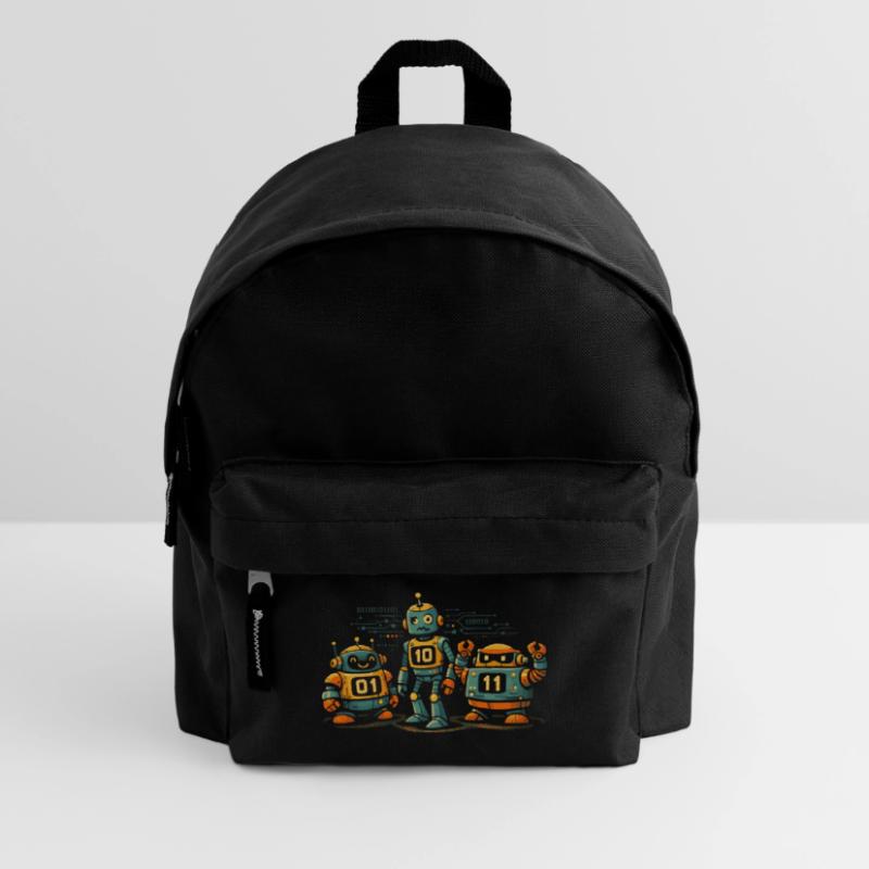 Geek Robots Binary Code Computer Science IT Kids' Backpack