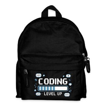 Programmierer – Coding Entwickler & Informatiker - Kinder Rucksack - Schwarz - Vorne
