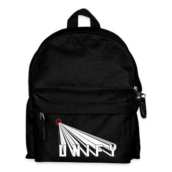 UNIFY People and Earth Japanese Sun Rising - Kids' Backpack - black - Front