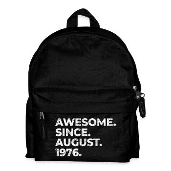 Awesome since August 1976 Geburtstag Geschenk - Kinder Rucksack - Schwarz - Vorne