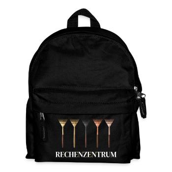 Leiter Vom Rechenzentrum Gartenarbeit Gärtner - Kinder Rucksack - Schwarz - Vorne