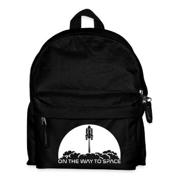 Take-off under a white sun - Kids' Backpack - black - Front