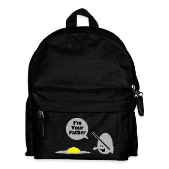 egg vader - Kids' Backpack - black - Front