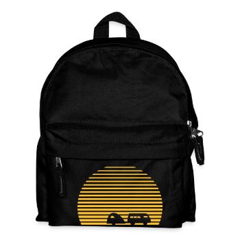 Campeur Sun bus surf plage vacances plage - Sac à dos Enfant - noir - Devant