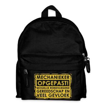 Mechaniker Achtung! - Kinder Rucksack - Schwarz - Vorne
