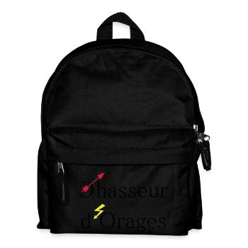chasseur d'orages - Sac à dos Enfant - noir - Devant