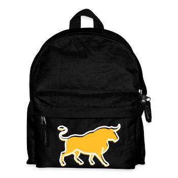 Un taureau sauvage - Sac à dos Enfant - noir - Devant