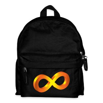 Unendlichkeit - Kinder Rucksack - Schwarz - Vorne