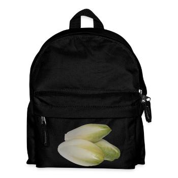 salat salad lettuce halloween gemuese vegetables12 - Kinder Rucksack - Schwarz - Vorne