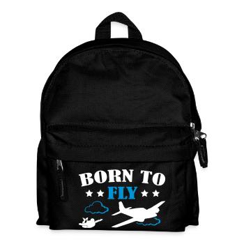 Born To Fly Skydive - Kids' Backpack - black - Front