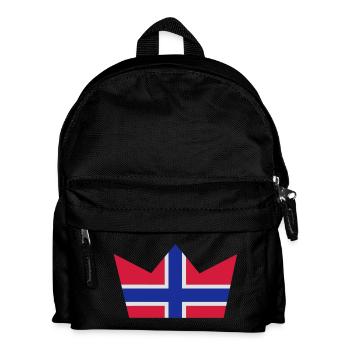 Couronne norvégien - Sac à dos Enfant - noir - Devant